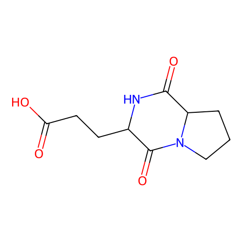 3-(1,4-Dioxooctahydropyrrolo[1,2-a]pyrazin-3-yl)propanoic acid structure