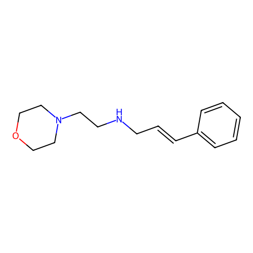 N-cinnamyl-N-[2-(4-morpholinyl)ethyl]amine structure