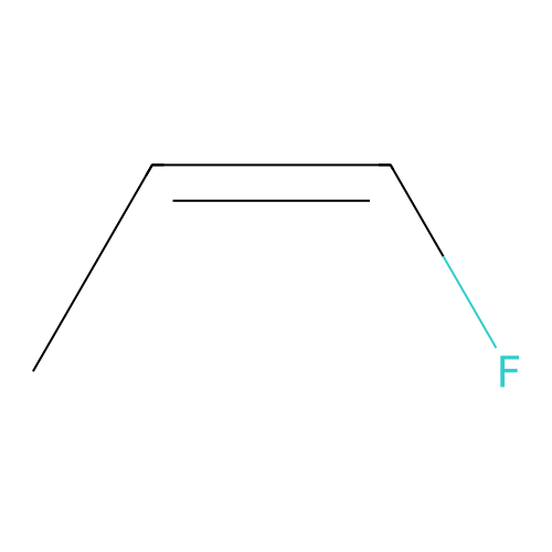 cis-1-Fluoro-1-propene structure