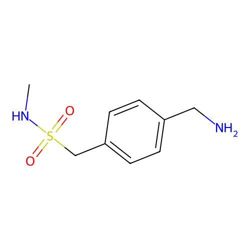 4-(Aminomethyl)-N-methylbenzenemethanesulfonamide structure