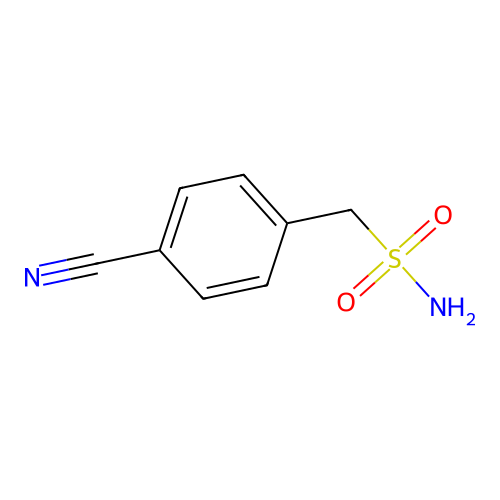 (4-Cyanophenyl)methanesulfonamide structure