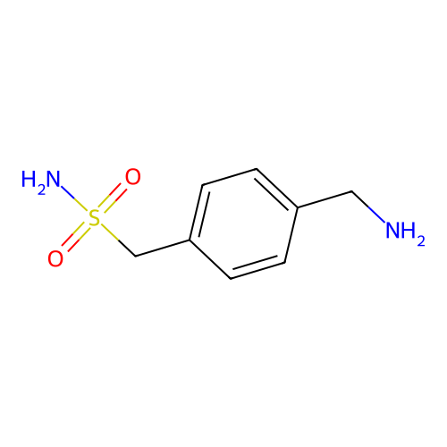 4-(Aminomethyl)benzenemethanesulfonamide structure