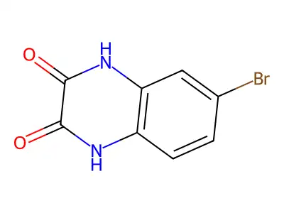 6-Bromo-1,4-dihydroquinoxaline-2,3-dione structure