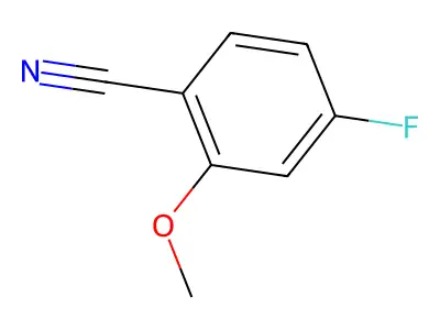 4-Fluoro-2-methoxybenzonitrile structure
