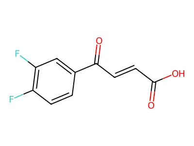 4-(3,4-Difluoro-phenyl)-4-oxo-but-2-enoic acid structure