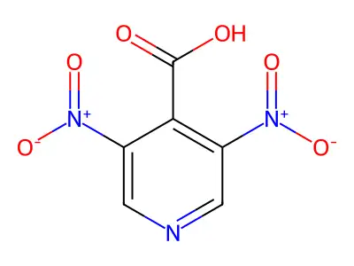 3,5-dinitropyridine-4-carboxylic Acid structure