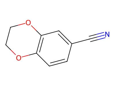 2,3-Dihydro-1,4-benzodioxine-6-carbonitrile structure