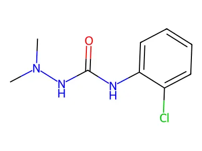 4-(2-Chlorophenyl)-1,1-dimethylsemicarbazide structure