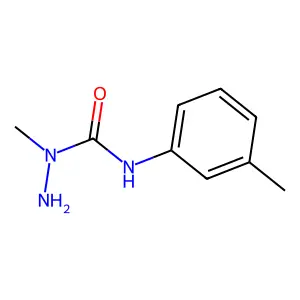 N-[2-(1,4-dimethyl-6,7,8,9-tetrahydrodibenzofuran-3-yl)ethyl]formamide structure
