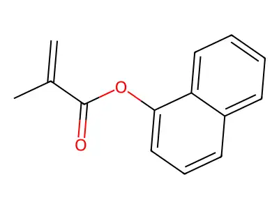 Naphthyl methacrylate structure