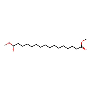 Hexadecanedioic acid, dimethyl ester structure