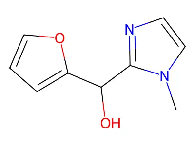 Furan-2-yl-(1-methylimidazol-2-yl)methanol structure