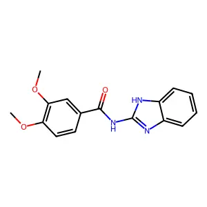 N-(1H-Benzo[d]imidazol-2-yl)-3,4-dimethoxybenzamide structure