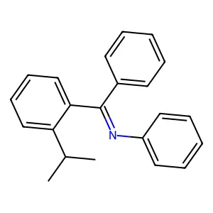 N,1-diphenyl-1-(2-propan-2-ylphenyl)methanimine structure