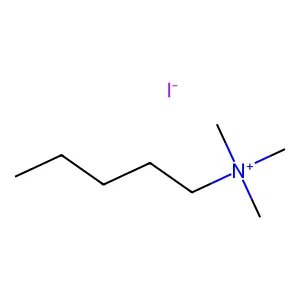 三甲基戊基碘化铵 structure