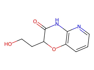 2-(2-hydroxyethyl)-2H-pyrido[3,2-b][1,4]oxazin-3(4H)-one structure