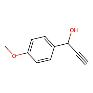 alpha-Ethynyl-4-methoxybenzenemethanol structure
