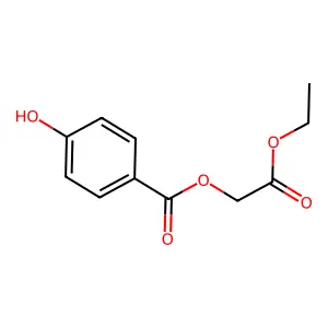 2-Ethoxy-2-oxoethyl 4-hydroxybenzoate structure