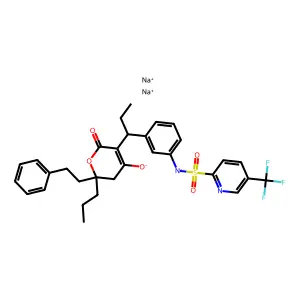 Tipranavir Disodium structure