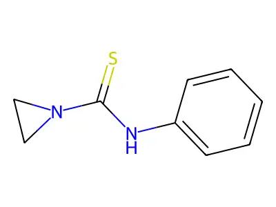 N-phenylaziridine-1-carbothioamide structure