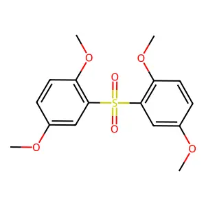 2-[(2,5-Dimethoxyphenyl)sulfonyl]-1,4-dimethoxybenzene structure