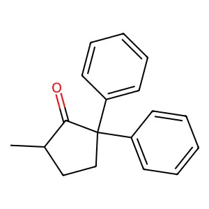 5-Methyl-2,2-diphenylcyclopentan-1-one structure