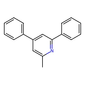 2-Methyl-4,6-diphenylpyridine structure