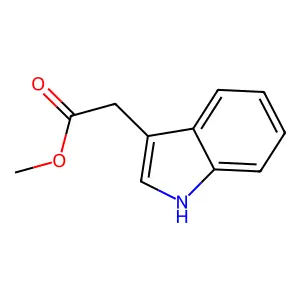 Methyl indole-3-acetate structure