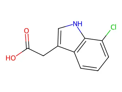 2-(7-Chloro-1H-indol-3-yl)acetic acid structure