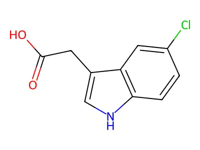 5-Chloroindole-3-acetic acid structure