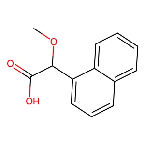 2-甲氧基-2-(1-萘基)乙酸 structure