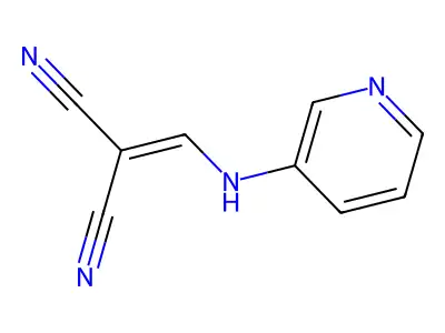 2-[(3-Pyridinylamino)methylidene]propanedinitrile structure