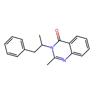 4(3H)-Quinazolinone, 2-methyl-3-(3-phenylisopropyl)- structure