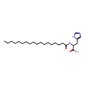 N-Stearoylhistidine structure
