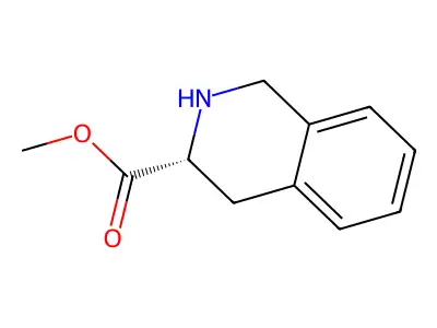 (R)-Methyl 1,2,3,4-tetrahydroisoquinoline-3-carboxylate structure