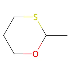 2-Methyl-1,3-oxathiane structure