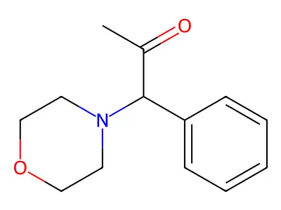 1-Morpholin-4-yl-1-phenylacetone structure