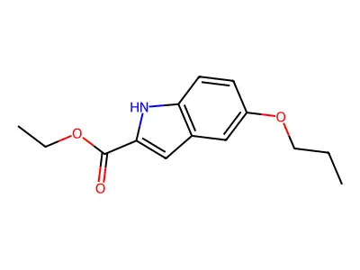 ethyl 5-propoxy-1H-indole-2-carboxylate structure