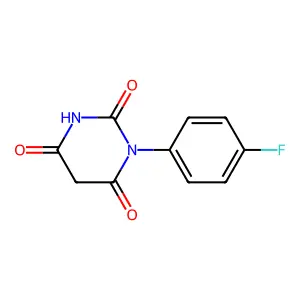 1-(4-Fluorophenyl)-1,3-diazinane-2,4,6-trione structure