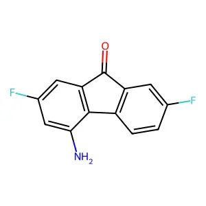 4-Amino-2,7-difluorofluoren-9-one structure