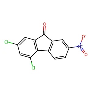2,4-Dichloro-7-nitro-9h-fluoren-9-one structure