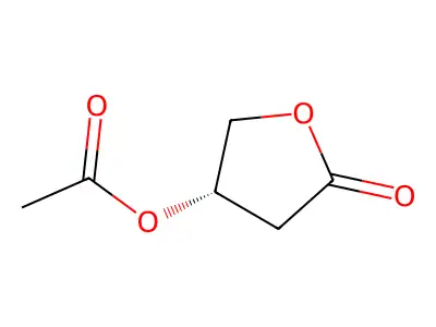 (S)-3-Acetoxy-gamma-butyrolactone structure