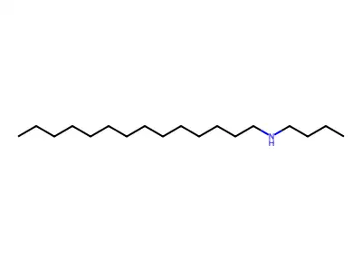 N-butyltetradecan-1-amine structure