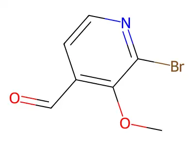 2-Bromo-3-methoxyisonicotinaldehyde structure
