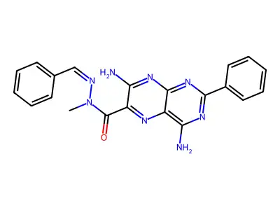 6,6',6''-(Phosphanetriyltriethane-2,1-diyl)tris(1,3,5-triazine-2,4-diamine) structure