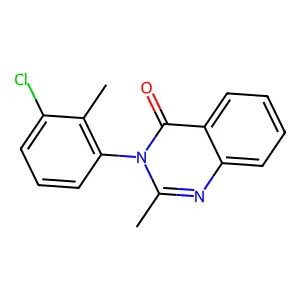 4(3H)-Quinazolinone, 3-(3-chloro-2-methylphenyl)-2-methyl- structure