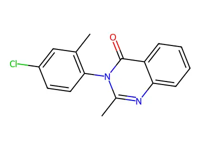 4(3H)-Quinazolinone, 3-(4-chloro-2-methylphenyl)-2-methyl- structure