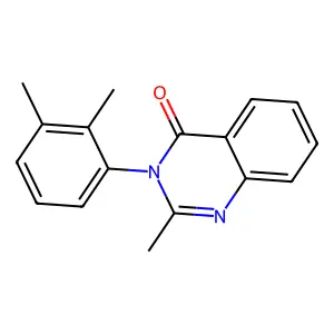 4(3H)-Quinazolinone, 2-methyl-3-(2,3-xylyl)- structure