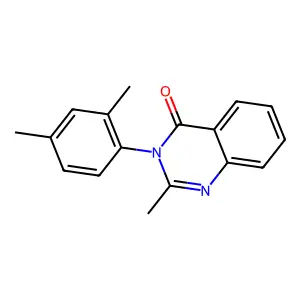 甲基甲喹酮 structure