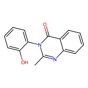 3-(2-hydroxyphenyl)-2-methylquinazolin-4(3H)-one structure